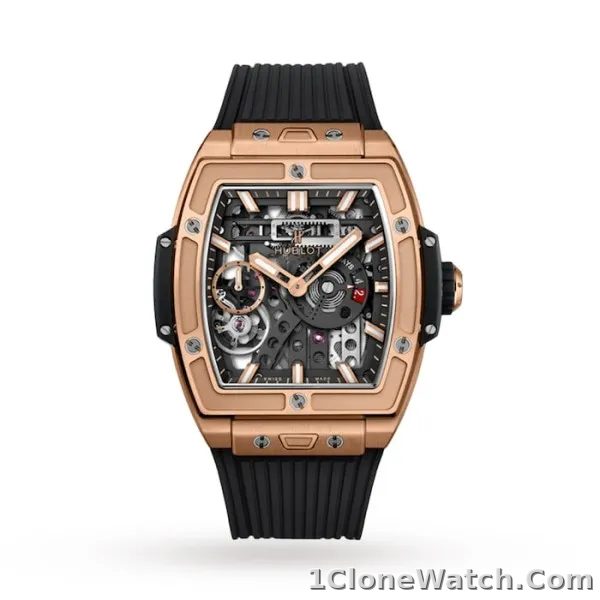 Hublot Spirit Of Big Bang Men Automatic Black Rubber Watch 614.OX.1180.RX