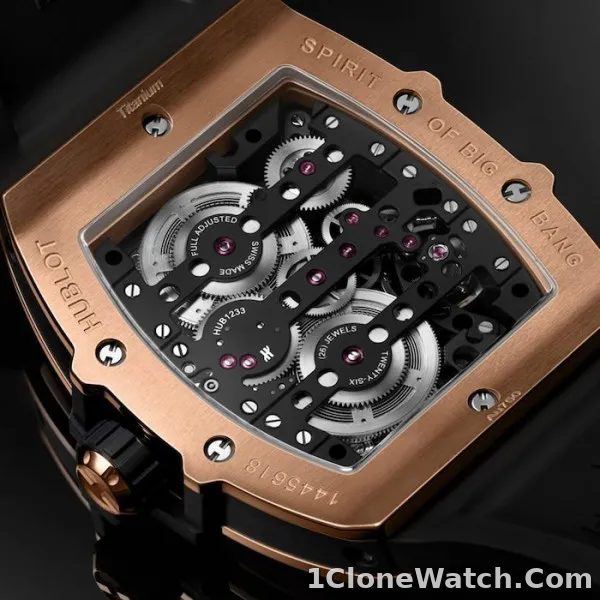 Hublot Spirit Of Big Bang Men Automatic Black Rubber Watch 614.OX.1180.RX - detail