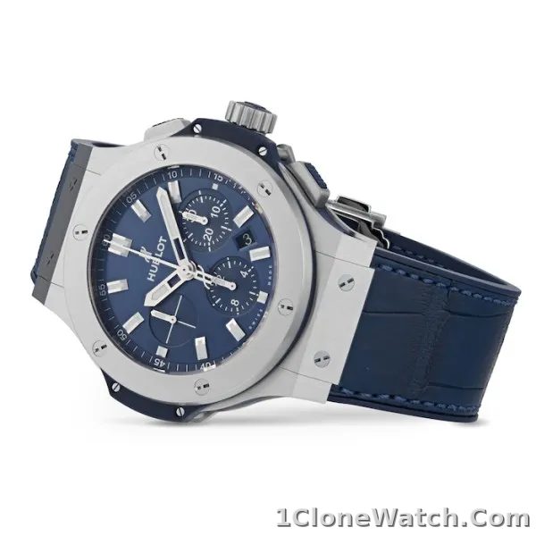 Hublot Big Bang Men Automatic Blue Alligator Watch 301.SX.7170.LR - detail