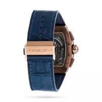 Hublot Spirit Of Big Bang Men Automatic Blue Alligator Watch 641.OX.7180.LR - view 4