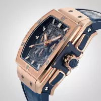 Hublot Spirit Of Big Bang Men Automatic Blue Alligator Watch 641.OX.7180.LR - view 7