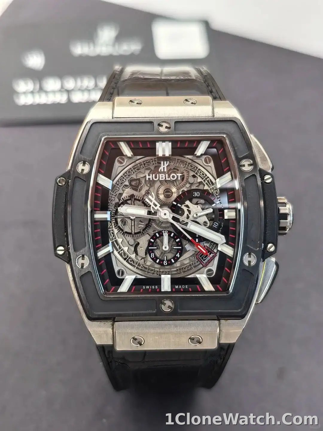 Hublot Spirit Of Big Bang Men Automatic Black Rubber Watch 601.NM.0173.RX - detail