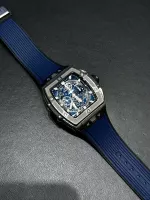 Hublot Spirit Of Big Bang Men Automatic Blue Rubber Watch 641.NX.7170.RX - view 7