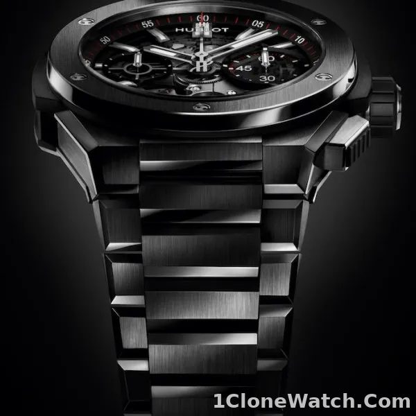 Hublot Big Bang Men Automatic Black Ceramic Watch 451.CX.1170.CX - detail