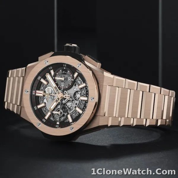 Hublot Big Bang Men Automatic Black 18ct Rose Gold Watch 451.OX.1180.OX - detail