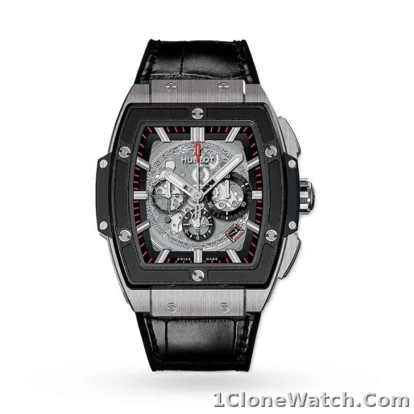 Hublot Spirit Of Big Bang Men Automatic Skeleton Leather Watch 601.NM.0173.LR