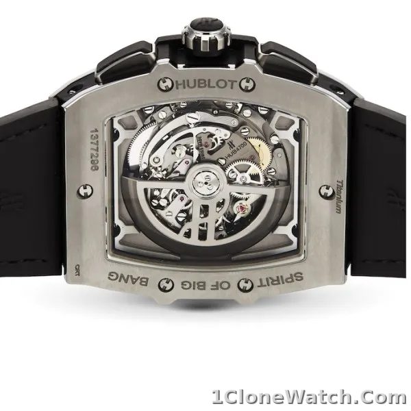 Hublot Spirit Of Big Bang Men Automatic Skeleton Leather Watch 601.NM.0173.LR - detail