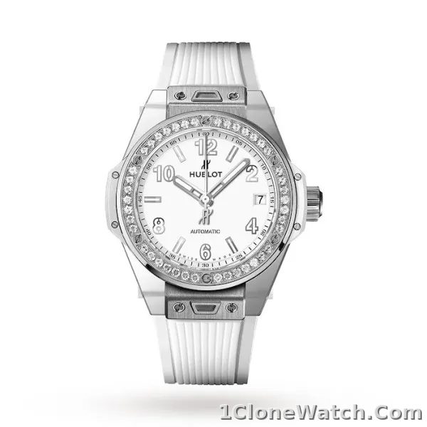 Hublot Big Bang Women Automatic White Rubber Watch 465.SE.2010.RW.1204