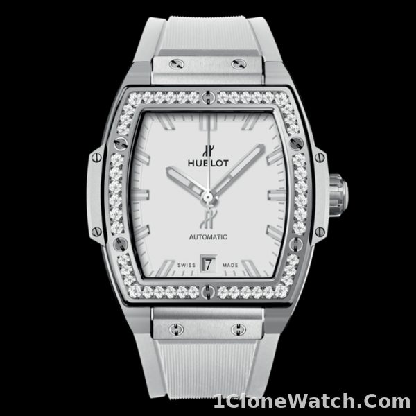Hublot Spirit Of Big Bang Women Automatic White Rubber Watch 665.NE.2010.RW.1204
