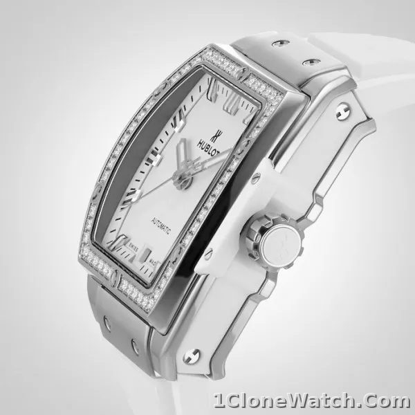 Hublot Spirit Of Big Bang Women Automatic White Rubber Watch 665.NE.2010.RW.1204 - detail