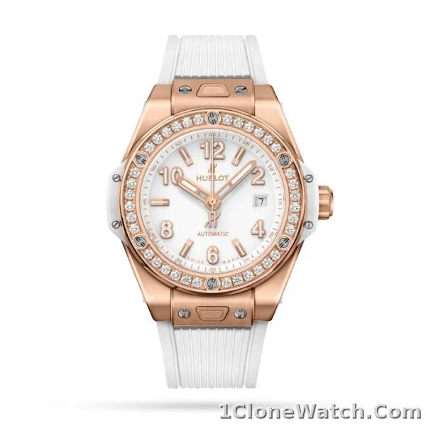 Hublot Big Bang Women Automatic White Rubber Watch 485.OE.2080.RW.1204