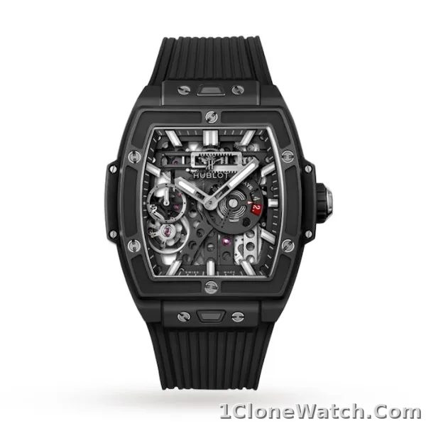 Hublot Spirit Of Big Bang Men Automatic Black Rubber Watch 614.CI.1170.RX