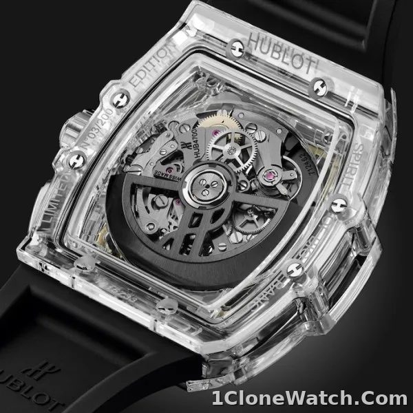 Hublot Spirit Of Big Bang Men Automatic Skeleton Rubber Watch 642.JX.0170.RX - detail