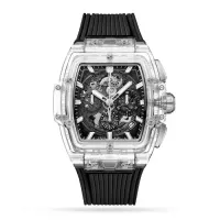 Hublot Spirit Of Big Bang Men Automatic Skeleton Rubber Watch 642.JX.0170.RX - view 1