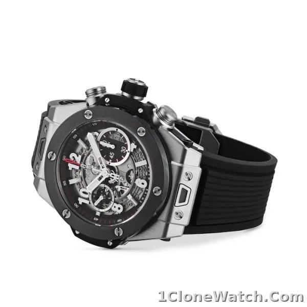 Hublot Big Bang Men Automatic Black Rubber Watch 411.NM.1170.RX - detail