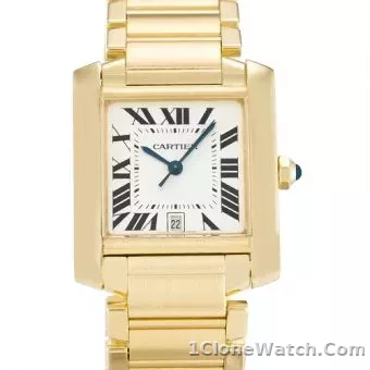 Cartier Tank Francaise W5001456 - detail