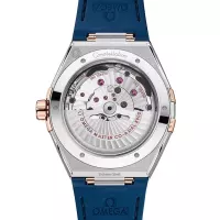 Omega Constellation Men Automatic Blue Leather Watch O13123412103001 - view 3
