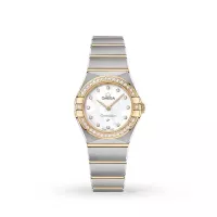 Omega Constellation Women Quartz Mother of Pearl Stainless Steel Watch O13125286052002 - view 1