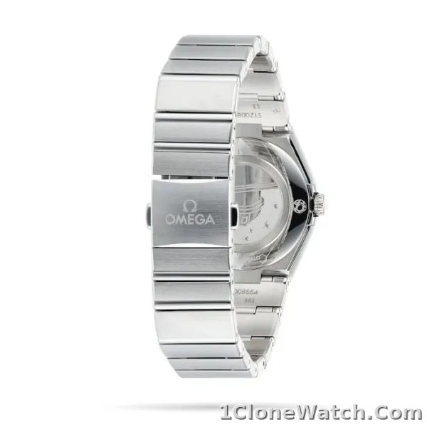 Omega Constellation Women Quartz Pink Stainless Steel Watch O13110286011001 - detail