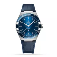 Omega Constellation Men Automatic Blue Leather Watch O13133412103001 - view 1