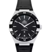 Omega Constellation Men Automatic Black Leather Watch O13133412101001 - view 4
