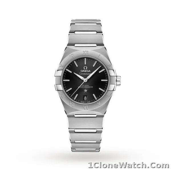 Omega Constellation Men Automatic Black Stainless Steel Watch O13110362001001