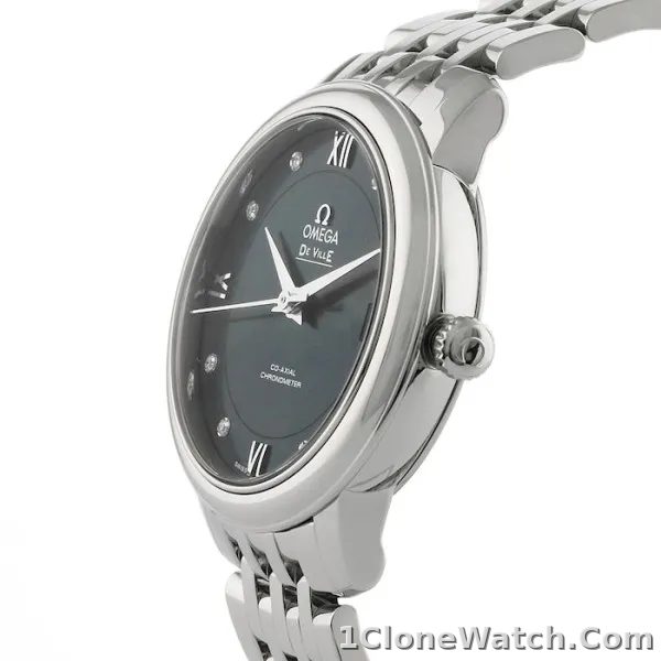 Omega De Ville Women Automatic Blue Stainless Steel Watch O42410332053001 - detail