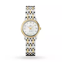 Omega De Ville Women Quartz Mother of Pearl 18ct Yellow Gold Watch O42420246055001 - view 1