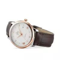 Omega De Ville Men Automatic Mother of Pearl Leather Watch O42423402002002 - view 3