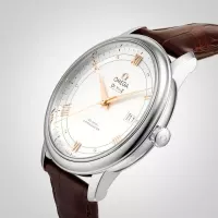 Omega De Ville Men Automatic Silver Leather Watch O42413402002002 - view 6