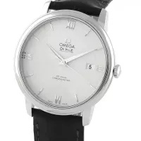 Omega De Ville Men Automatic Silver Leather Watch O42413402002001 - view 5