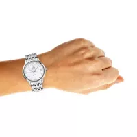 Omega De Ville Women Automatic Mother of Pearl Stainless Steel Watch O42410332005001 - view 3