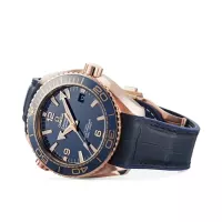 Omega Planet Ocean Men Automatic Blue Leather Watch O21563442103001 - view 3