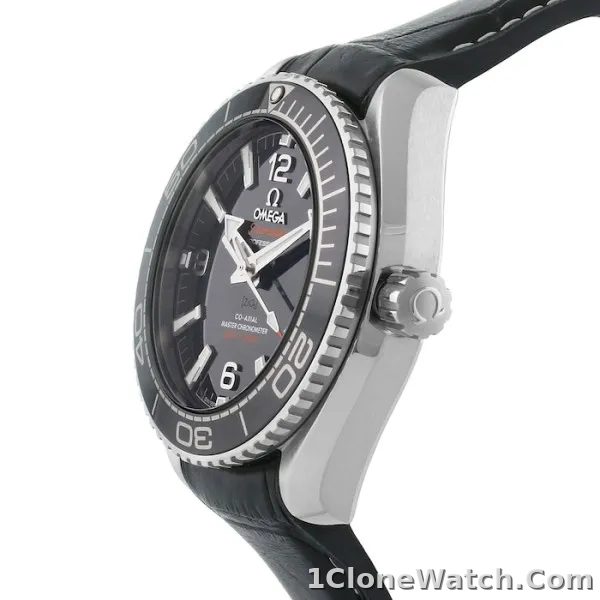 Omega Planet Ocean Men Automatic Black Leather Watch O21533402001001 - detail