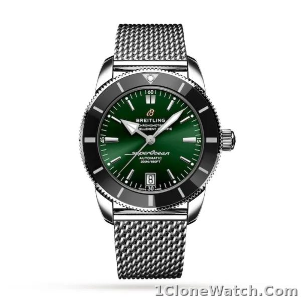 Breitling Superocean Heritage Men Automatic Green Stainless Steel Watch AB2010121L1A1