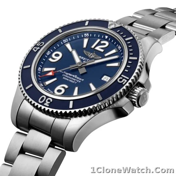 Breitling Superocean Men Automatic Blue Stainless Steel Watch A17366D81C1A1 - detail