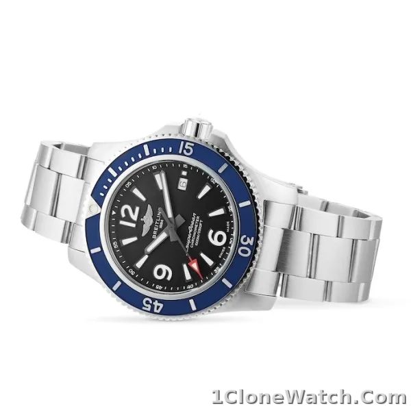Breitling Superocean Men Automatic Black Stainless Steel Watch A173678A1B1A1 - detail