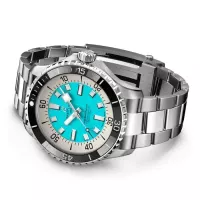 Breitling Superocean Men Automatic Turquoise Stainless Steel Watch A17376211L2A1 - view 5