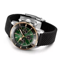 Breitling Superocean Men Automatic Green Rubber Watch UB01622A1L1S1 - view 4