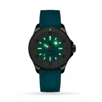 Breitling Superocean Unisex Automatic Turquoise Rubber Watch A17377211C1S1 - view 6