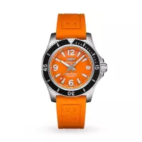 Breitling Superocean Women Automatic Orange Rubber Watch A17316D71O1S1 - view 1