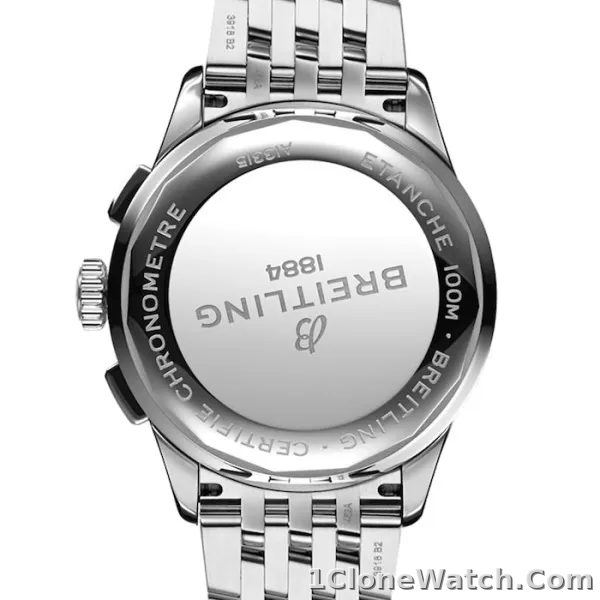 Breitling Premier Men Automatic Blue Stainless Steel Watch A13315351C1A1 - detail