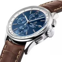 Breitling Premier Men Automatic Blue Crocodile Watch A13315351C1P1 - view 3