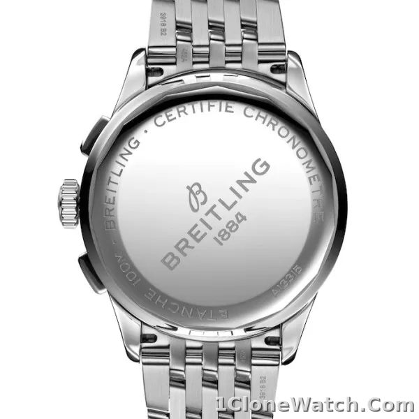 Breitling Premier Men Automatic Black Stainless Steel Watch A13315351B1A1 - detail