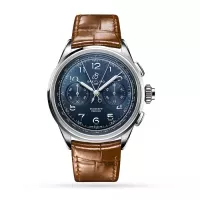Breitling Premier Men Blue Alligator Watch AB1510171C1P1 - view 1