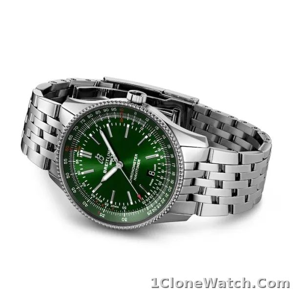 Breitling Navitimer Men Automatic Green Stainless Steel Watch A17326361L1A1 - detail