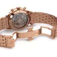 Breitling Navitimer Men Automatic Silver 18ct Rose Gold Watch RB0139211G1R1 - view 7