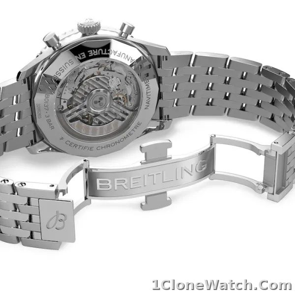 Breitling Navitimer Men Automatic Green Stainless Steel Watch AB0137241L1A1 - detail