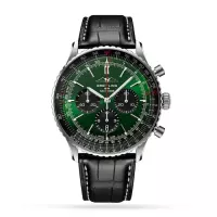 Breitling Navitimer Men Automatic Green Alligator Watch AB0137241L1P1 - view 1