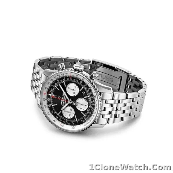 Breitling Navitimer Men Automatic Black Stainless Steel Watch AB0121211B1A1 - detail